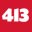 413 Dumpster logo