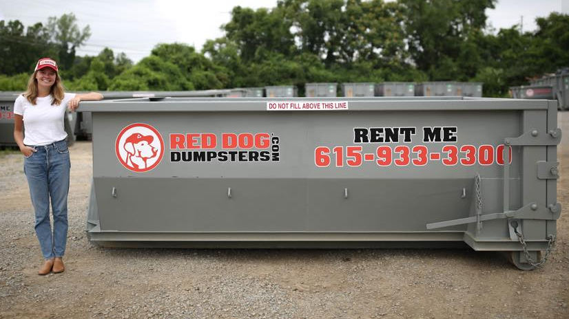 Red Dog Dumpsters logo